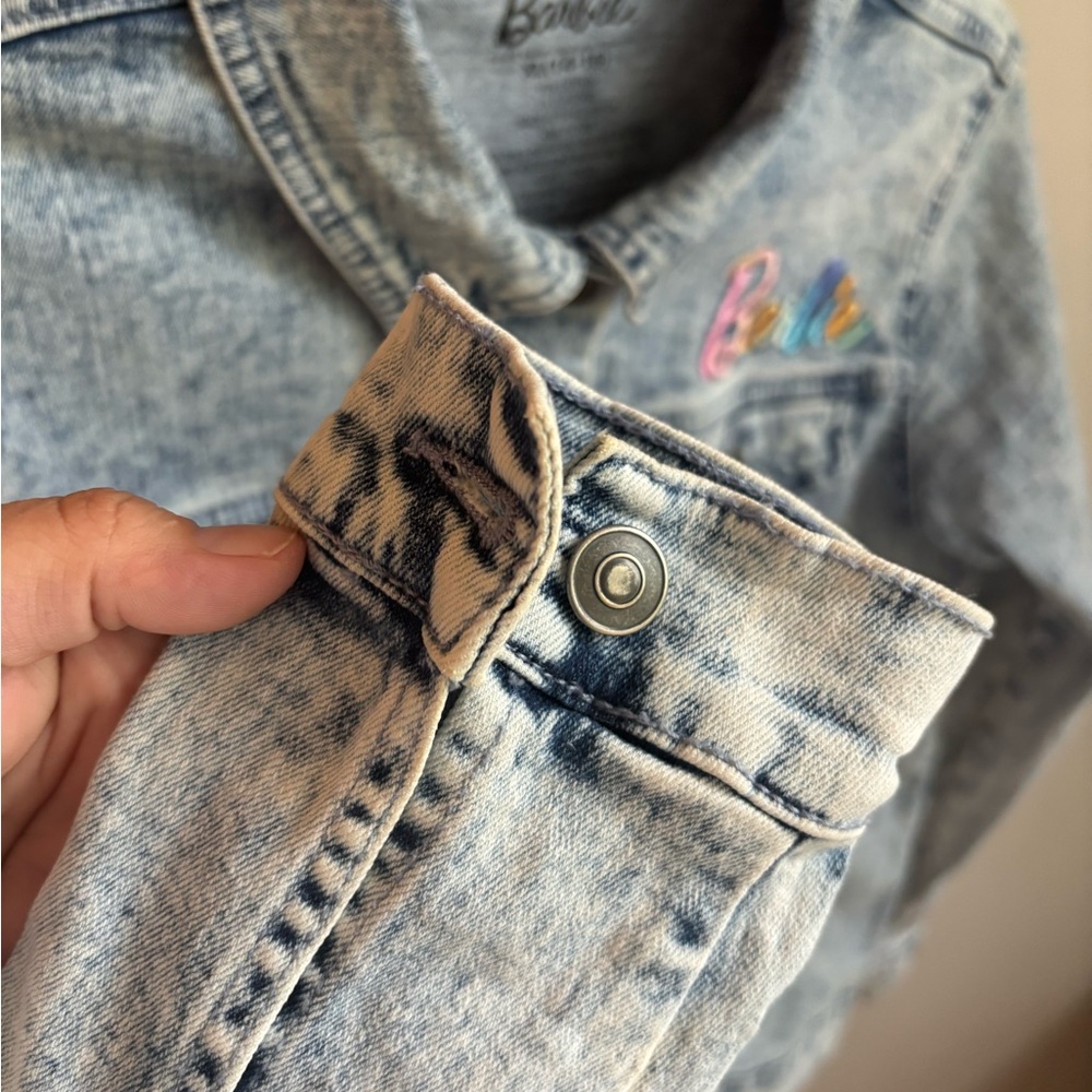 Barbie Rainbow Washed Jean Jacket - Picture 5 of 10